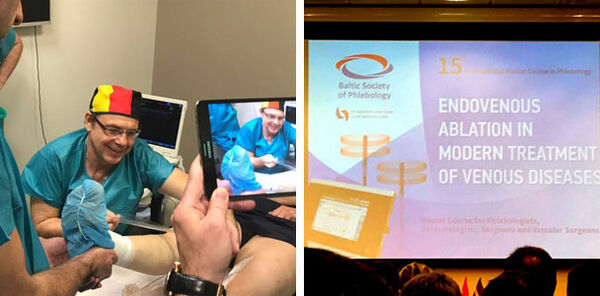 Dr. Ragg beim International Master Course in Phlebology